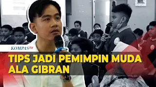 Jawab Gibran Ketika Ditanya Siswa SD Cara Jadi Pemimpin Muda