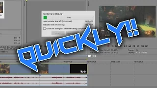 How to Reduce Render Time in Vegas Pro - 10x Faster Render | Sony Vegas Pro 11/12/13