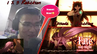 RIN CHILL! | Fate/stay night: Unlimited Blade Works Season 1 Episode 5 REACTION