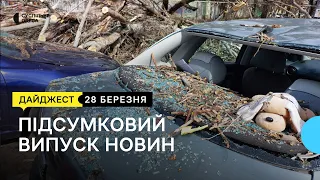 В Одесі через негоду дерева попадали на пішоходів та автівки: новини 28 березня