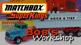 Matchbox SuperKings Hoch and Tief Construction Trucks Bulldozers K18