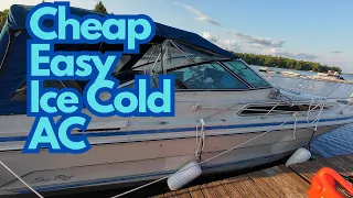 Cheap & Easy DIY Boat AC  - 1987 Sea Ray Sundancer 250