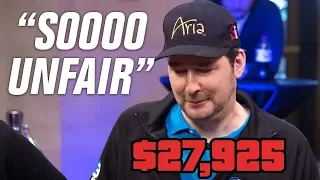 Phil Hellmuth Can't Catch A Break