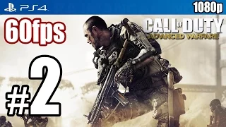 Call of Duty Advanced Warfare (PS4) Walkthrough PART 2 60fps [1080p] Lets Play TRUE-HD QUALITY