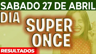 Resultado del sorteo Super Once Dia del Sábado 27 de Abril del 2024.