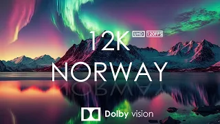 Max Brightness Dolby Vision 12K HDR 120fps Vide Relaxing Music - Norway Amazing Beautiful Nature.
