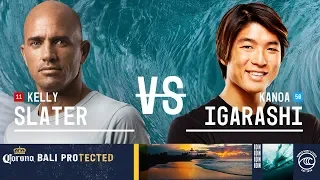 Kelly Slater vs. Kanoa Igarashi - Semifinals, Heat 2 - Corona Bali Protected 2019