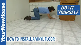 How to Install a Vinyl Floor - Do It Yourself