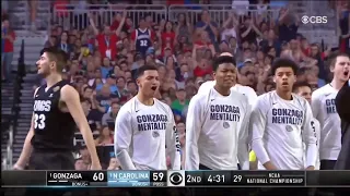 2017 NCAA Championship: (1) Gonzaga vs (1) North Carolina Full Game Highlights