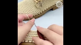 صنع أحذية من التريكو