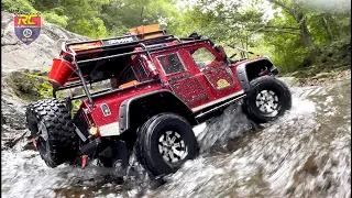 TRAXXAS TRX-4 | DEFENDER PICKUP | Off-road & Driving in a valley #4