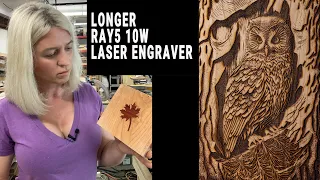 BEST affordable laser engraver in 2023! Longer  Ray5 10W laser engraver. Powerful and easy to use