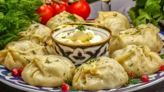 ИЗУМИТЕЛЬНО ВКУСНЫЕ МАНТЫ С  ТЫКВОЙ! НАСТАЯШИЙ УЗБЕКСКИЙ МАНТЫ!ХОЗЯЮШКА УЗБЕЧКА ГОТОВИТ.