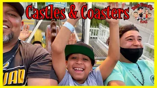 CASTLES AND COASTERS in PHOENIX AZ | FAMILY TRIP | D&D FAMILY VLOGS