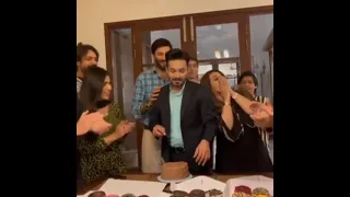 AYAZ SAMOO CELEBRATES HIS BIRTHDAY ON THE SET OF NAND❤🌸