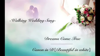 Walking Wedding Song - Dreams come True+Canon in D[Beautiful in white]