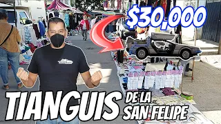 El Tianguis De La San Felipe Looking For Old, Valuable Toys And Hot Wheels At Flea Market