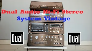 Dual Audio Hi-Fi Stereo System Vintage / Dual CV 1700 / Dual C 839 RC / Dual CT 1740 / Dual CS 731q