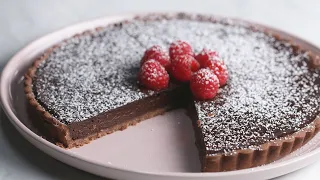 Silkiest Chocolate Tart