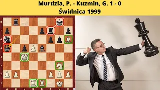 ♟ Precyzyjne wykończenie akcji, czyli P.Murdzia vs G.Kuzmin