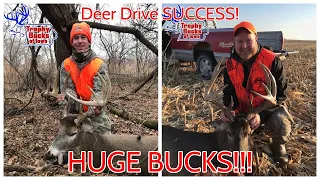 Iowa DEER DRIVES 2020!!! - HUGE BUCKS DOWN!