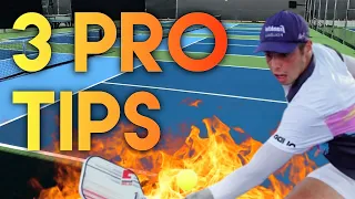 3 Pro Pickleball Tips to MASSIVELY Improve Your Game