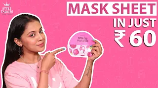 Face Masksheet in just 60 rupees 😱 | Review | Miniso