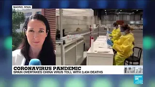 Coronavirus - Covid-19: Spain overtakes China virus toll with 3,434 deaths