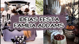 IDEIAS FESTA FAMILIA ADDAMS - FAÇA SUA FESTA | POR CAROL GOMES