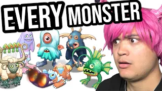 Reacting to every MY SINGING MONSTER in Fire Oasis - All Sounds (MVPerry reacts)