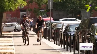 Активисты и полиция проверили новую велодорожку в Одессе