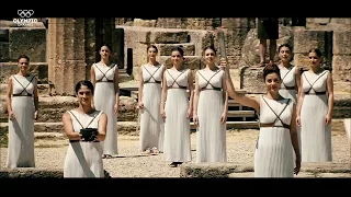 Olympic Flame Lighting Ceremony for PyeongChang 2018 on 24th October 2017 in Olympia Greece