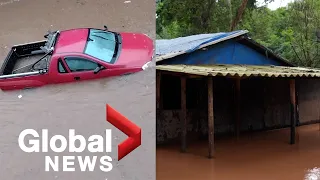 Heavy rain in Brazil causes deadly flooding, forcing thousands to leave their homes