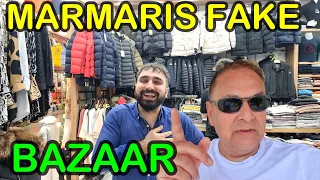 Marmaris Turkey , Fake Bazaar , showing you all the quality  copy goods you can buy