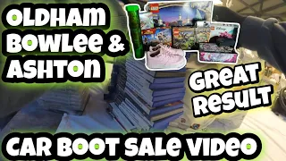Bowlee car boot sale uk & Ashton carboot video GREAT finds !