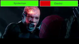 Spider-Man vs. Electro (Final Fight) with healthbars (Edited By @GabrielDietrichson)