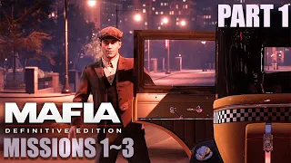 MAFIA 1 DEFINITIVE EDITION, CLASSIC WALKTHROUGH, NO DEATHS INTRO (MISSIONS 1~3) Part 1(MAFIA REMAKE)