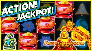 I LOVE MY CHUBBY BUDDY!!! ACTION PACKED JACKPOT! Dragon Link Happy and Prosperous Slot HIGHLIGHT!