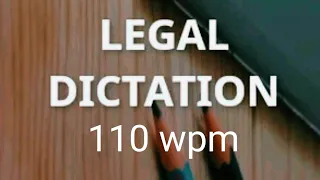 Legal dictation 110 wpm with punctuation, Allahabad High Court, #100 wpm legal Dictation