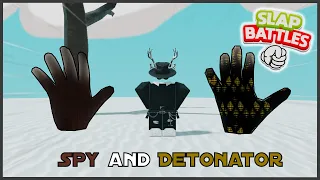 I finally got Spy and Detonator glove... (Slap Battles) | Roblox