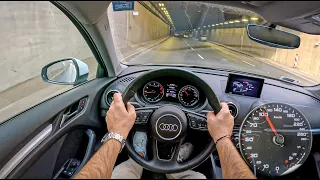 Audi A3 8V Sportback [1.5 35 TFSI 150HP] |0-100| POV Test Drive #1404 Joe Black