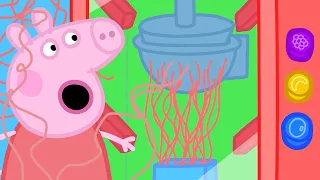 The Strawberry Laces Sweet Making Machine 🍓 | Peppa Pig Tales Full Episodes