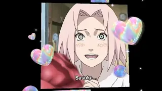 Sasuke Offers a Flower to Sakura 💝 Sugar Crash Edit