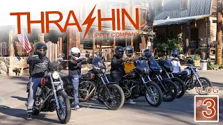 Mulholland Hwy To Old Place Restaurant on our Dyna's - Thrashin Vlog #3