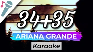 Ariana Grande - 34+35 - Karaoke Instrumental (Acoustic)