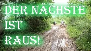 TET Kroatien Teil 6 die Wasser Tour,  Moped am Ar..... der nächste muss das Handtuch schmeißen.