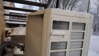 Работа теплового насоса в морозы
