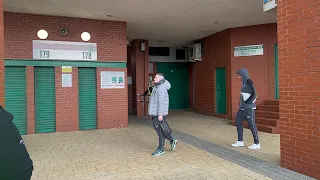 CRAZY!! RANGERS PLAYERS LEAVING CELTIC PARK AFTER LOSING TO CELTIC 3-2 !!