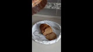 Хлебница из бумажных трубочек с чехлом