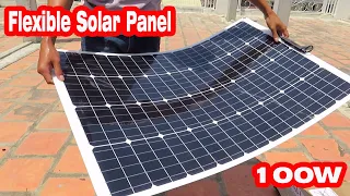 Review 100W Flexible solar panel From Banggood